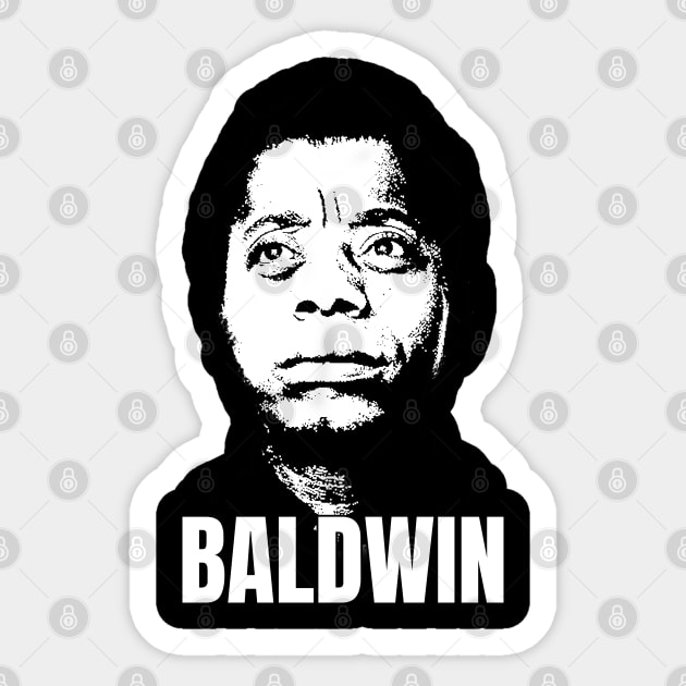 James Baldwin Portrait Sticker by phatvo